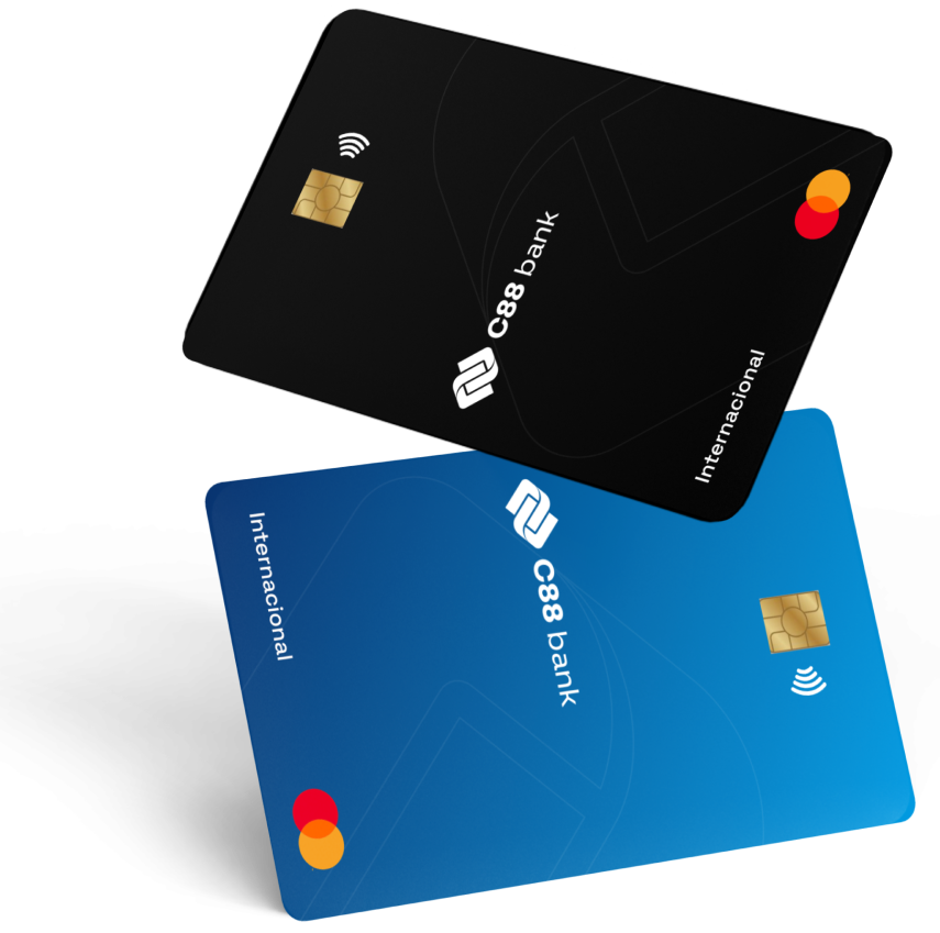 Cartão preto do C88 Pay